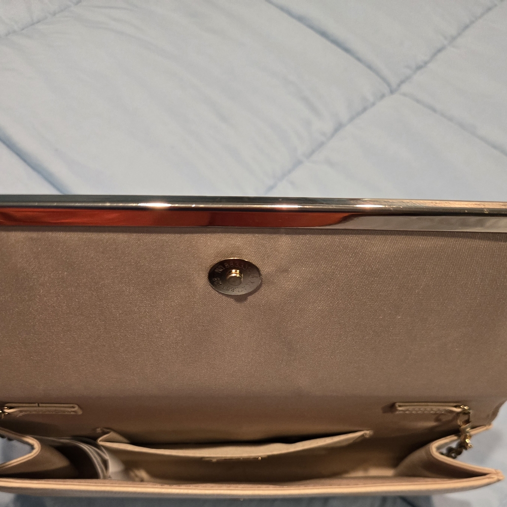 Aldo Tan Clutch Wristlet with Sleek Design